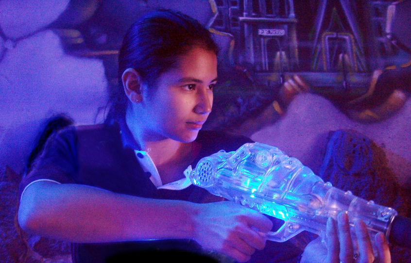 Lasertag at Funtastic Play Centre Caerphilly